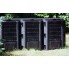 Компостер садовый для дачи и загородного дома Prosperplast Compogreen IKSM1200C-S411 пластиковый на 1200 л с крышкой для компостирования биологических отходов