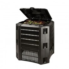 Компостер садовый для дачи и загородного дома Prosperplast Compogreen IKST380C-S411 пластиковый на 380 л с крышкой для компостирования биологических отходов Компостер садовый для дачи и загородного дома Prosperplast Compogreen IKST380C-S411 пластиковый на 380 л с крышкой для компостирования биологических отходов