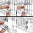 Клетка манеж для собак и других питомцев Springos Puppy run dog cage 160 x 47 см складной металлический переносной вольер для квартиры и улицы