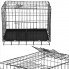 Клетка загон для собак и кошек Springos PA1021 70 x 60 x 42 см складной металлический переносной вольер для квартиры и улицы