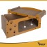 Когтеточка лежанка и домик для кошек Purlov 27016 двухэтажный игровой комплекс с подвесными игрушками