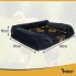 Лежанка для собаки  и кошки Purlov 26915 ортопедическая кровать для животных с антискользящим дном размер M - 80x65x19 см