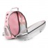 Рюкзак переноска для собак и кошек ME04-02 Pink с прозрачным смотровым окном и вентиляцией нагрузка до 5 кг