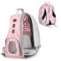 Рюкзак переноска для собак и кошек ME04-02 Pink с прозрачным смотровым окном и вентиляцией нагрузка до 5 кг