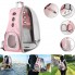 Рюкзак переноска для собак и кошек ME04-02 Pink с прозрачным смотровым окном и вентиляцией нагрузка до 5 кг