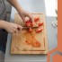 Набор разделочных досок из бамбука Ruhhy 26265 с подставкой 3 шт для кухни