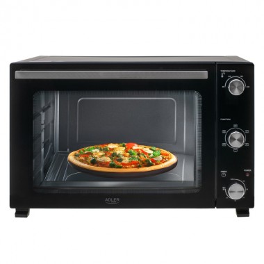 Духовка электрическая настольная Adler AD 6028 60 л домашняя печь для кухни на 2 кВт с конвекцией грилем и подсветкой