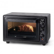 Духовка электрическая настольная Adler AD 6023 26 л домашняя печь для кухни на 1,5 кВт с конвекцией и подсветкой для выпечки пиццы и мяса размеры 50x33x33 см Духовка электрическая настольная Adler AD 6023 26 л домашняя печь для кухни на 1,5 кВт с конвекцией и подсветкой для выпечки пиццы и мяса размеры 50x33x33 см