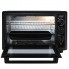 Духовка электрическая настольная Adler AD 6023 26 л домашняя печь для кухни на 1,5 кВт с конвекцией и подсветкой для выпечки пиццы и мяса размеры 50x33x33 см