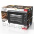 Духовка электрическая настольная Adler AD 6023 26 л домашняя печь для кухни на 1,5 кВт с конвекцией и подсветкой для выпечки пиццы и мяса размеры 50x33x33 см