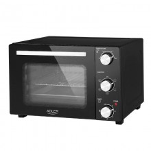 Духовка электрическая настольная Adler AD 6024 22 л домашняя печь для кухни на 1,3 кВт с конвекцией и подсветкой для выпечки пиццы и мяса размеры 45.5x30x37 см Духовка электрическая настольная Adler AD 6024 22 л домашняя печь для кухни на 1,3 кВт с конвекцией и подсветкой для выпечки пиццы и мяса размеры 45.5x30x37 см