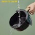 Мультипечь электрическая Cheffinger CF-AFRY 4.5 л 1400 Вт аэрофритюрница для дома для приготовления без жира 8 программ с таймером 5-200 °С Black