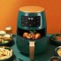 Мультипіч електрична Cheffinger CF-AFRY 4.5 л 1400 Вт аерофритюрниця для дому для приготування без жиру 8 програм з таймером 5-200 °С Green