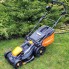 Газонокосилка электрическая Yard Force LM G37A травокосилка аккумуляторная 40 В 2.5 Ач на 7 уровней высоты среза с шириной 37 см мешок на 40 л