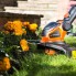 Газонокосилка электрическая аккумуляторная Yard Force LM G32 + триммер для травы LT G30 аккумулятор 40 В 2.5 Ач на 5 уровней высоты среза с шириной 32 см мешок на 30 л