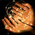 Светодиодная новогодняя гирлянда LTD Капля Росы проволока 2 метра 20 LED теплый белый цвет питание от 2 АА батареек