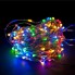 Светодиодная новогодняя гирлянда LTD Капля Росы проволока 5 метров 50 LED светодиодов разноцветная питание от 2 АА батареек