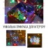 Светодиодная новогодняя гирлянда LTD Капля Росы проволока 5 метров 50 LED светодиодов разноцветная питание от 2 АА батареек