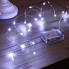 Світлодіодна новорічна гірлянда LTD Крапля Роси дріт 5 метрів 50 LED світлодіодів білий колір живлення від 2 АА батарейок