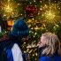 Светодиодная новогодняя гирлянда Springos 3D Фейерверк 100 LED питание от 4 батареек АА свет теплый белый