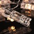 Светодиодная новогодняя гирлянда LTL Warm White с прищепками для фото 20 Led длина 3 метра на батарейках AA