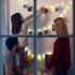 Светодиодная новогодняя гирлянда LTL Warm White с прищепками для фото 20 Led длина 3 метра на батарейках AA