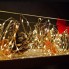 Светодиодная новогодняя гирлянда LTD проволока Роса 100 LED 10 метров теплый белый цвет питание от 3 AA батареек
