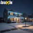 Рождественская светодиодная гирлянда бахрома Izoxis 26711 новогодняя на 300 LED длиной 15 м с холодным белым цветом IP44 с контроллером