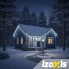 Рождественская светодиодная гирлянда бахрома Izoxis 26711 новогодняя на 300 LED длиной 15 м с холодным белым цветом IP44 с контроллером