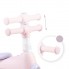 Беговел детский четырехколесный MoMi Tobis Pink велосипед-каталка для детей от 2 лет с мыльными пузырями фарой и сигналом