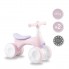 Беговел детский четырехколесный MoMi Tobis Pink велосипед-каталка для детей от 2 лет с мыльными пузырями фарой и сигналом