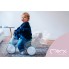 Біговел дитячий чотириколісний MoMi Tobis Grey велосипед-каталка для дітей від 2 років з мильними бульбашками фарою та сигналом