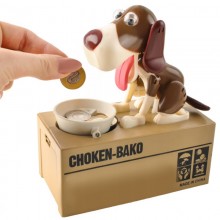 Детская копилка для денег Choken-Bako 22470 "Собачка ест монеты" интерактивная игрушка для детей от 3 лет на батарейках Детская копилка для денег Choken-Bako 22470 "Собачка ест монеты" интерактивная игрушка для детей от 3 лет на батарейках