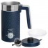 Капучинатор электрический для дома Adler AD 4494 Blue 0.5 кВт автоматический вспениватель молока с металлическим корпусом 4 режима