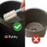 Вспениватель молока с дисплеем Ruhhy 26649 Black 500 Вт капучинатор для дома с антипригарным покрытием на 4 режима 270 мл