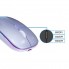 Миша бездротова акумуляторна iMICE Е-1300 USB 2.4 ГГц безшумна оптична для ноутбука комп'ютера та Smart TV з підсвічуванням 3 кнопки та колесо прокручування Сіра (48791)