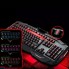 Проводная игровая клавиатура и оптическая мышь комплект KeyBoard V100 Черная геймерская для компьютера с LED подсветкой интерфейс USB (47494)