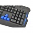 Беспроводная игровая клавиатура и оптическая мышь комплект HK8100 Черная для компьютера тихая с мягком ходом клавиш USB адаптер (44517)