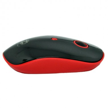 Миша бездротова акумуляторна ZORNWEE W880 Black/Red USB 2.4 ГГц безшумна оптична для ноутбука та ПК з підсвічуванням