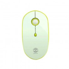 Мышь беспроводная аккумуляторная ZORNWEE W880 USB 2.4 ГГц бесшумная оптическая для ноутбука и ПК с подсветкой Белая с салатовым Мышь беспроводная аккумуляторная ZORNWEE W880 USB 2.4 ГГц бесшумная оптическая для ноутбука и ПК с подсветкой Белая с салатовым