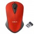 Беспроводная компьютерная мышь iMICE E-2370 Wireless Mouse USB оптическая для ноутбука и компьютера 3 кнопки разрешение 1600 DPI Красная