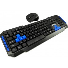 Беспроводная игровая клавиатура и оптическая мышь комплект Jedel WS 880 Черная для компьютера тихая с мягком ходом клавиш USB адаптер (49021) Беспроводная игровая клавиатура и оптическая мышь комплект Jedel WS 880 Черная для компьютера тихая с мягком ходом клавиш USB адаптер (49021)