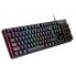Проводная игровая клавиатура и оптическая мышь комплект Land Slides KR-6300TZ Черная геймерская для компьютера с LED подсветкой интерфейс USB