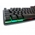 Проводная игровая USB клавиатура для компьютера ZYG 800 Черная с RGB подсветкой и плавным ходом клавиш (44714)