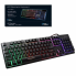 Проводная игровая USB клавиатура для компьютера ZYG 800 Черная с RGB подсветкой и плавным ходом клавиш (44714)