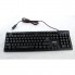Проводная игровая USB клавиатура для компьютера ZYG 800 Черная с RGB подсветкой и плавным ходом клавиш (44714)