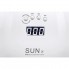 УФ лампа для маникюра SUN X UV/LED 54 Вт настольная для наращивания ногтей сушки гель-лаков и гелей с датчиком движения и таймером + LED дисплей Белая (46655)