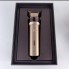 Беспроводная машинка для стрижки VGR V-991 Gold профессиональная с керамическим лезвием LED дисплеем и 3 насадками USB зарядка