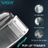 Электробритва VGR V-332 аккумуляторный шейвер с триммером и LED дисплеем - мужская сеточная бритва с USB зарядкой и 3 скоростями