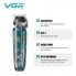 Набор для стрижки VGR V-102 6в1 - аккумуляторная машинка для бороды и волос, триммер USB беспроводной, 14 насадок, профессиональный уход
